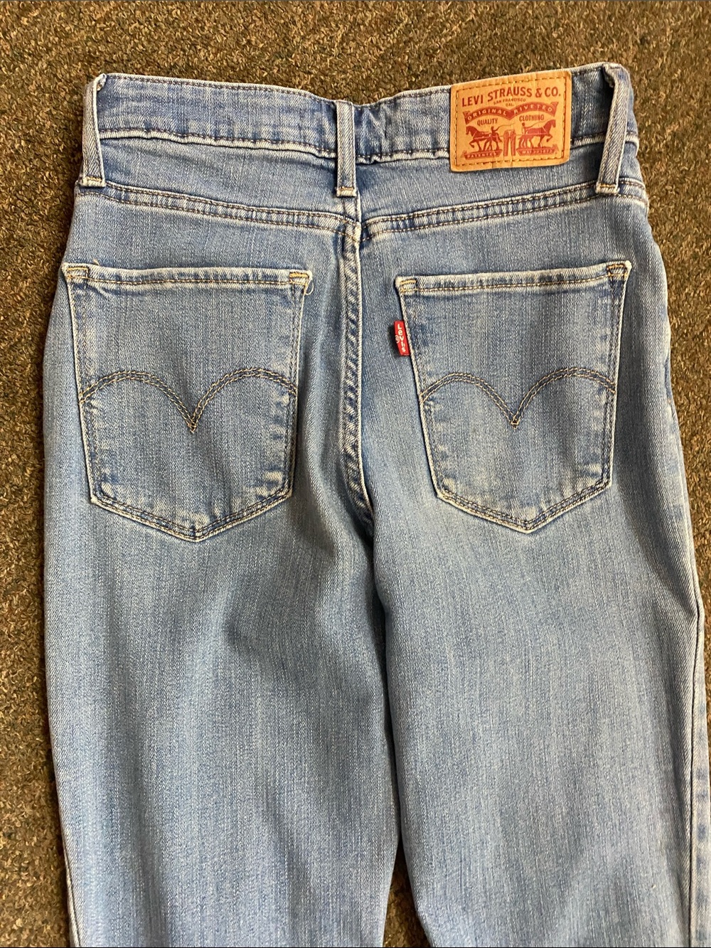 Levi's Light Blue Flare Jeans - Picture 8 of 9